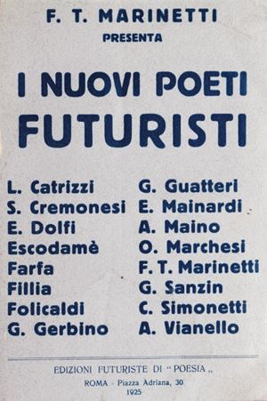 I nuovi poeti futuristi 1925
