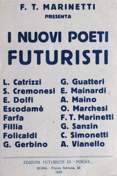 I Nuovi Poeti Futuristi 1925