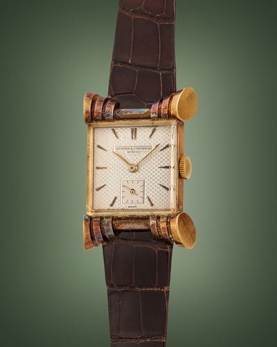Cornucopia 4695 guilloché, cassa in oro 18k (anni 1950)