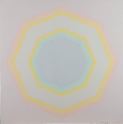 Senza titolo, tempera su cartoncino applicato su tavola (1979)