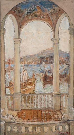 La loggia sul porto