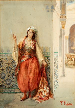 Odalisca che fuma