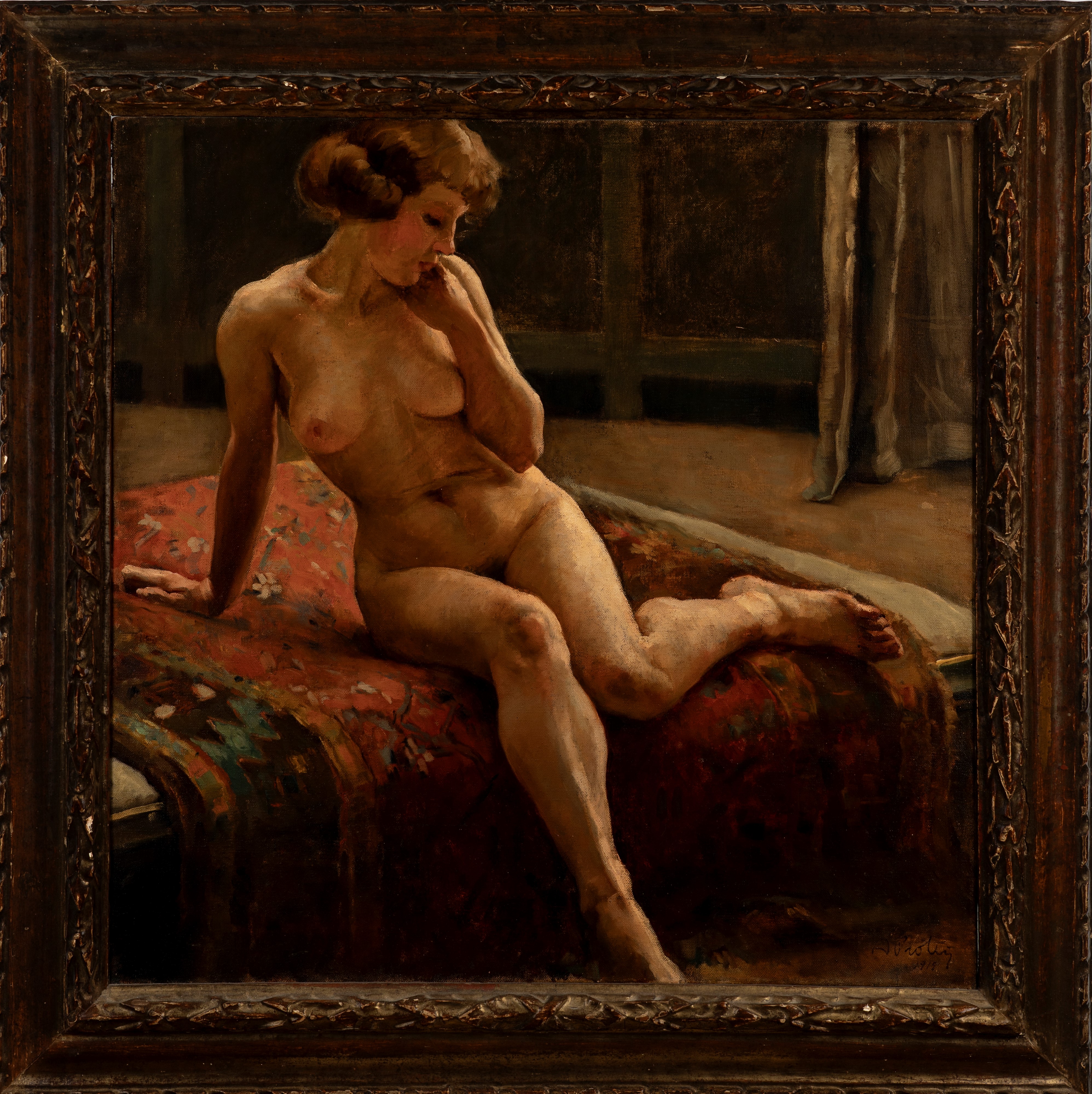 Nudo femminile in un interno