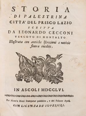 Storia di Palestrina citt&agrave; del Prisco Lazio