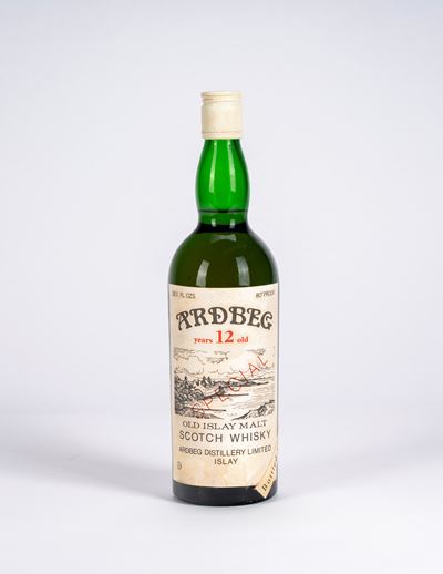 Whisky scozzese single malt di Islay, Ardbeg 12 anni (imbottigliato nel 1966)