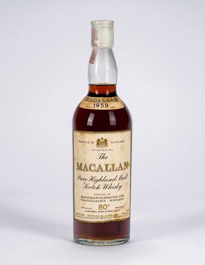 Macallan, Pure Highland Malt Scotch Whisky, 1959 (46% vol), 75 cl