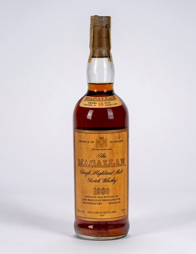Macallan, Single Highland Malt Scotch Whisky 18 anni