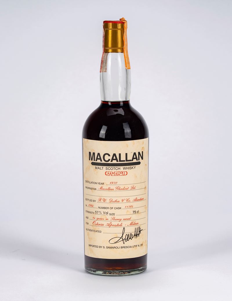Scozia - Macallan, Samaroli 14 anni (malt whisky scozzese, 1970/1984)