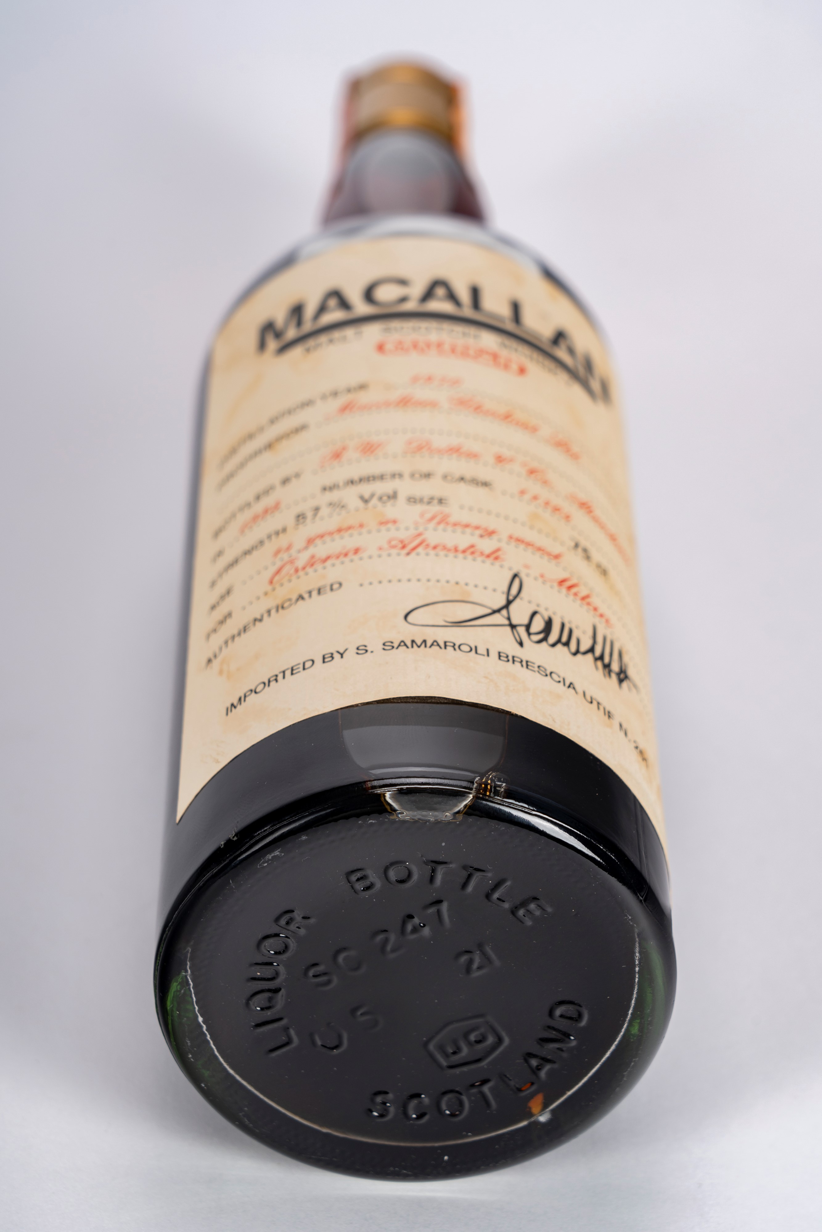 Scozia - Macallan, Samaroli 14 anni (malt whisky scozzese, 1970/1984)