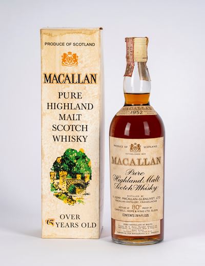 Macallan, Whisky Highland Malt Scotch 15 anni