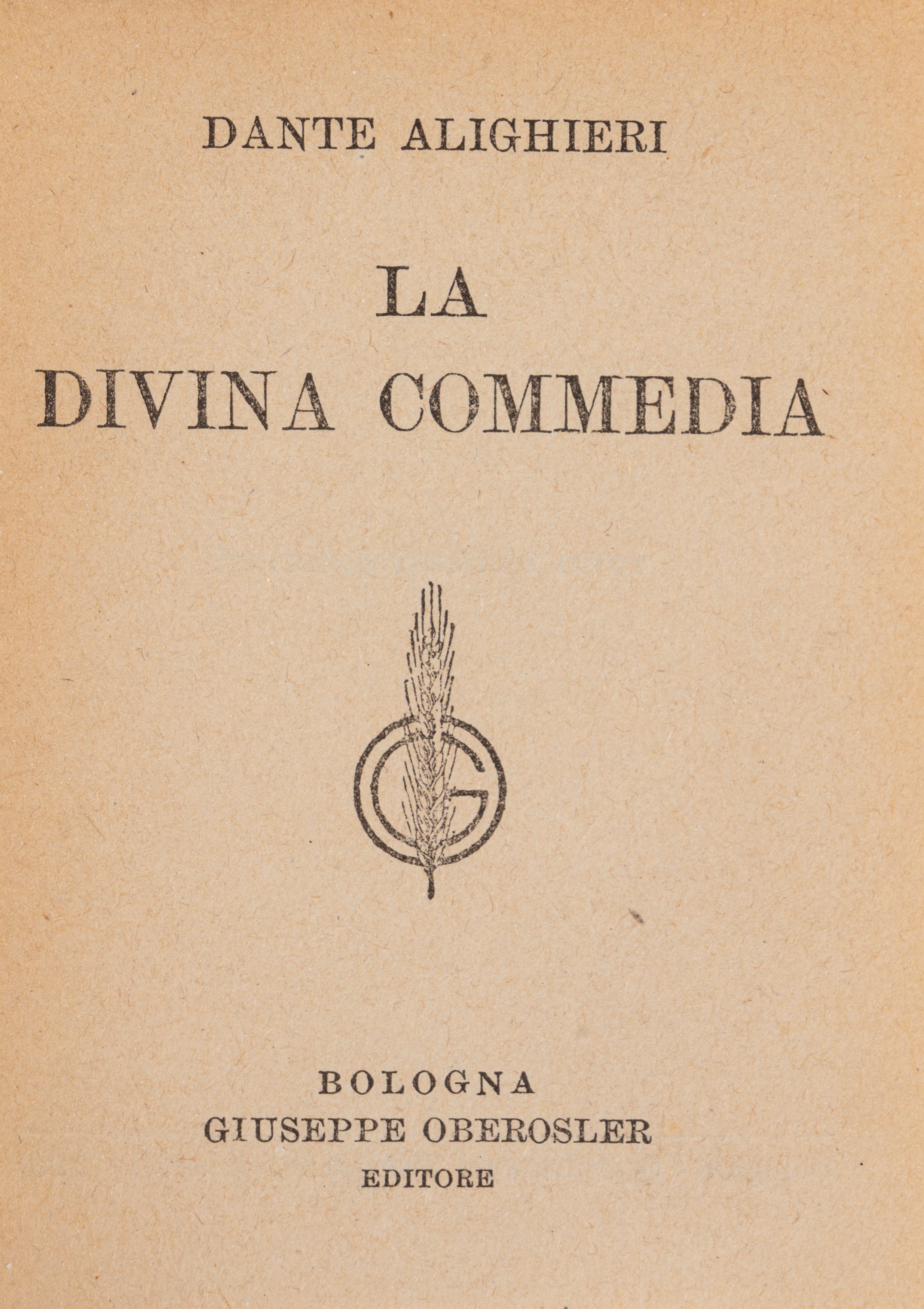 Dante Alighieri - La Divina Commedia