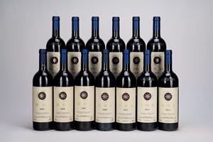 Sassicaia Vertical from 2005 to 2021 (13 BT)
