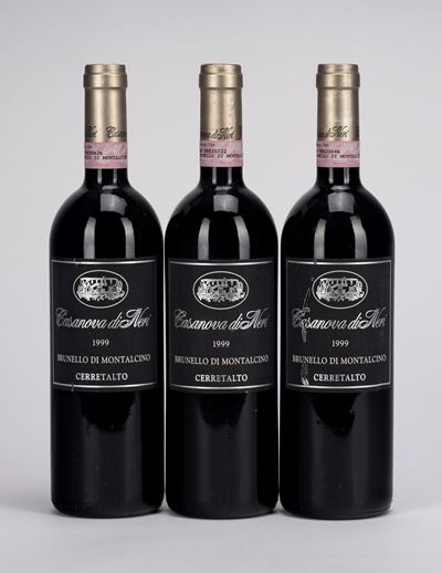 Casanova di Neri Brunello di Montalcino Cerretalto, 1999 (3 bottiglie)