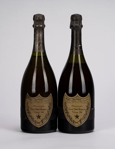 Dom Pérignon, annata 1980, 2 bottiglie