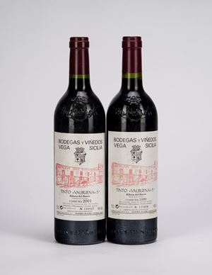 Selection of Vega Sicilia tinto Valbuena 5&deg; (2 BT)