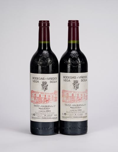 Vega Sicilia, Selezione Valbuena tinto (2 bottiglie: annate 1998 e 2001)