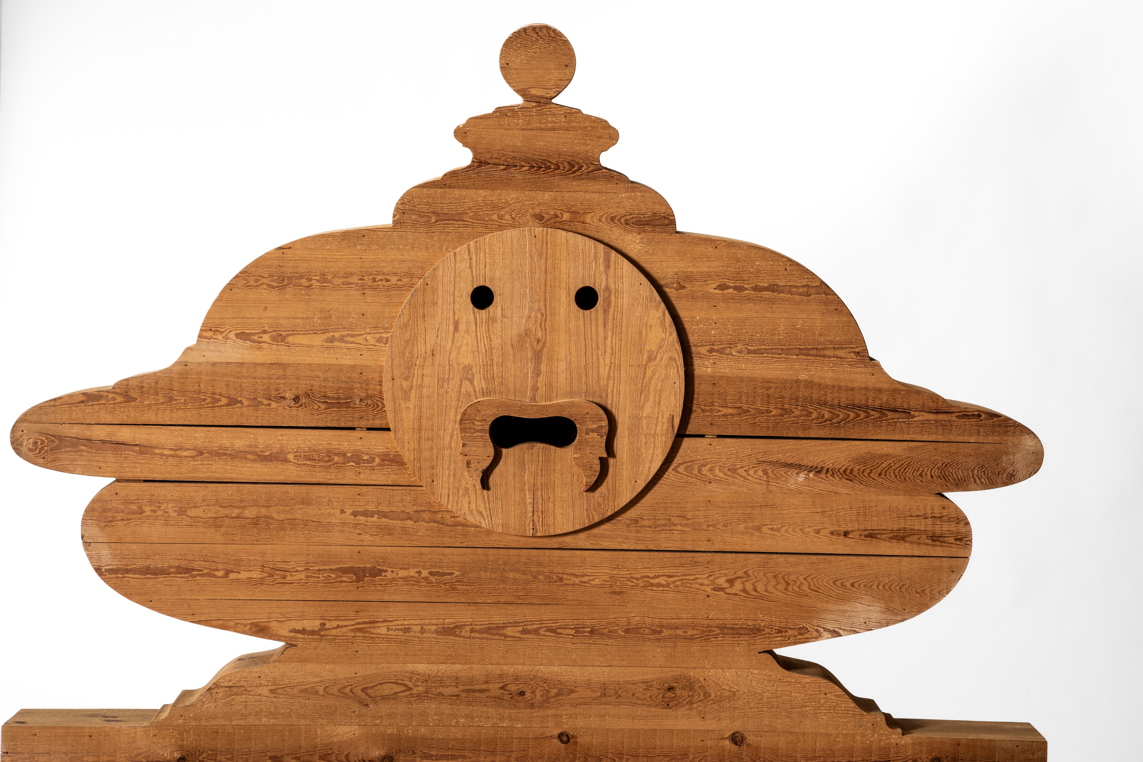 Mario Ceroli - Letto Modello 'bocca della Verità' della Serie 'mobili nella Valle'