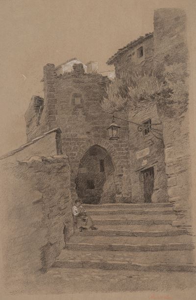 Scorcio di Olevano Romano