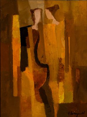 Figura in giallo