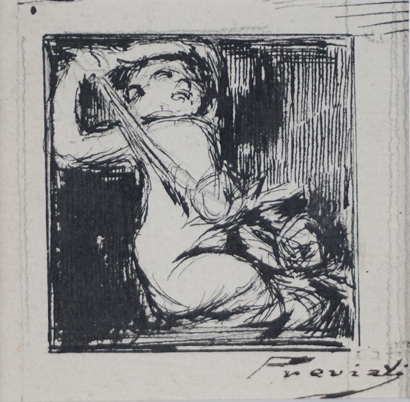 Studio per figura decorativa