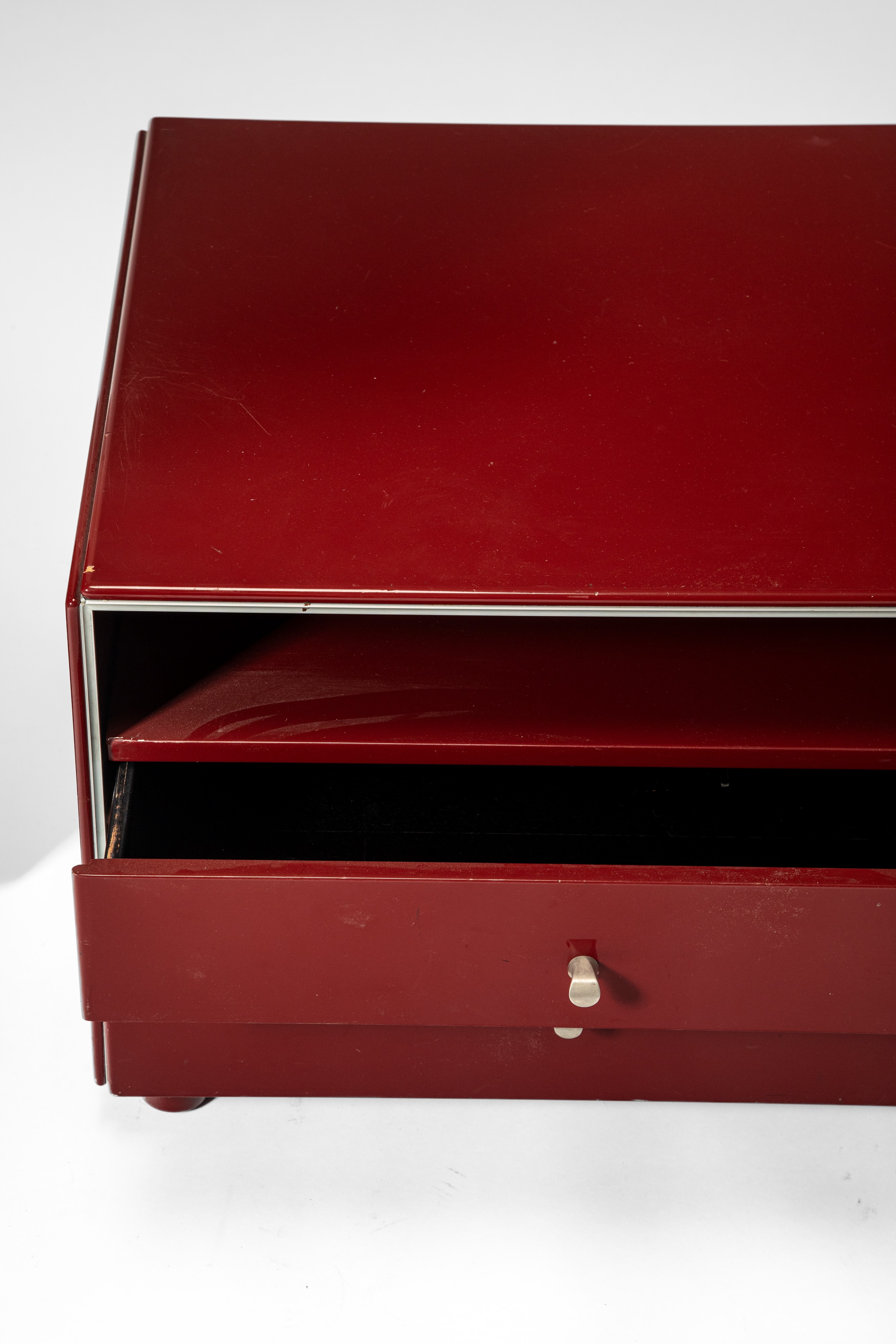 Afra e Tobia Scarpa - Stildomus, Set della collezione Torcello (disegno, 1970 circa) in legno lac...