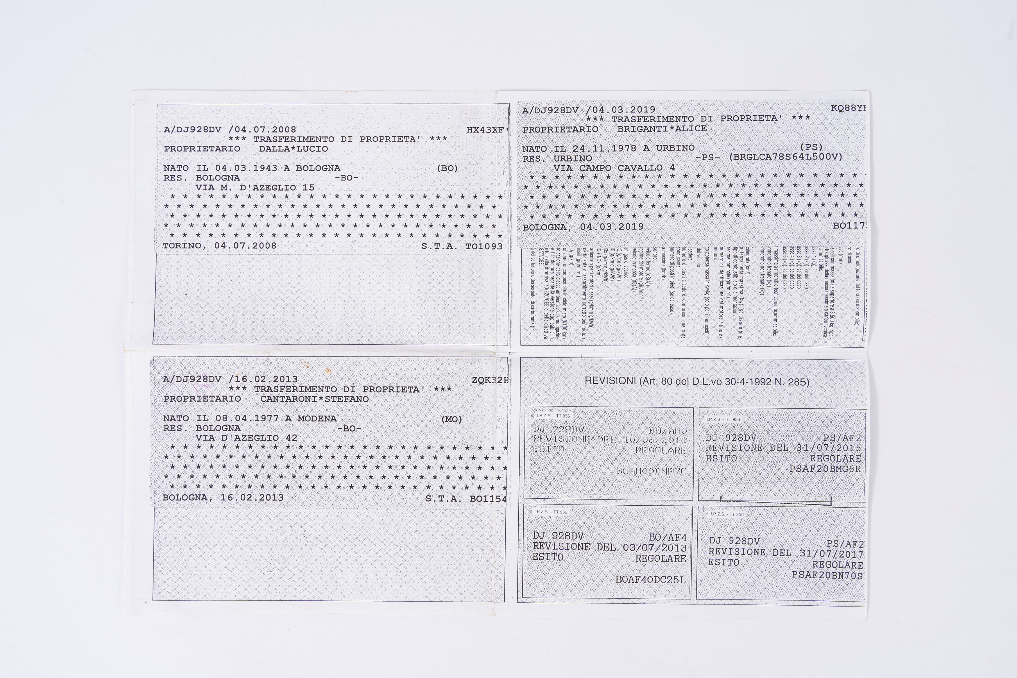 Fiat 500 Sport Personale di Lucio Dalla