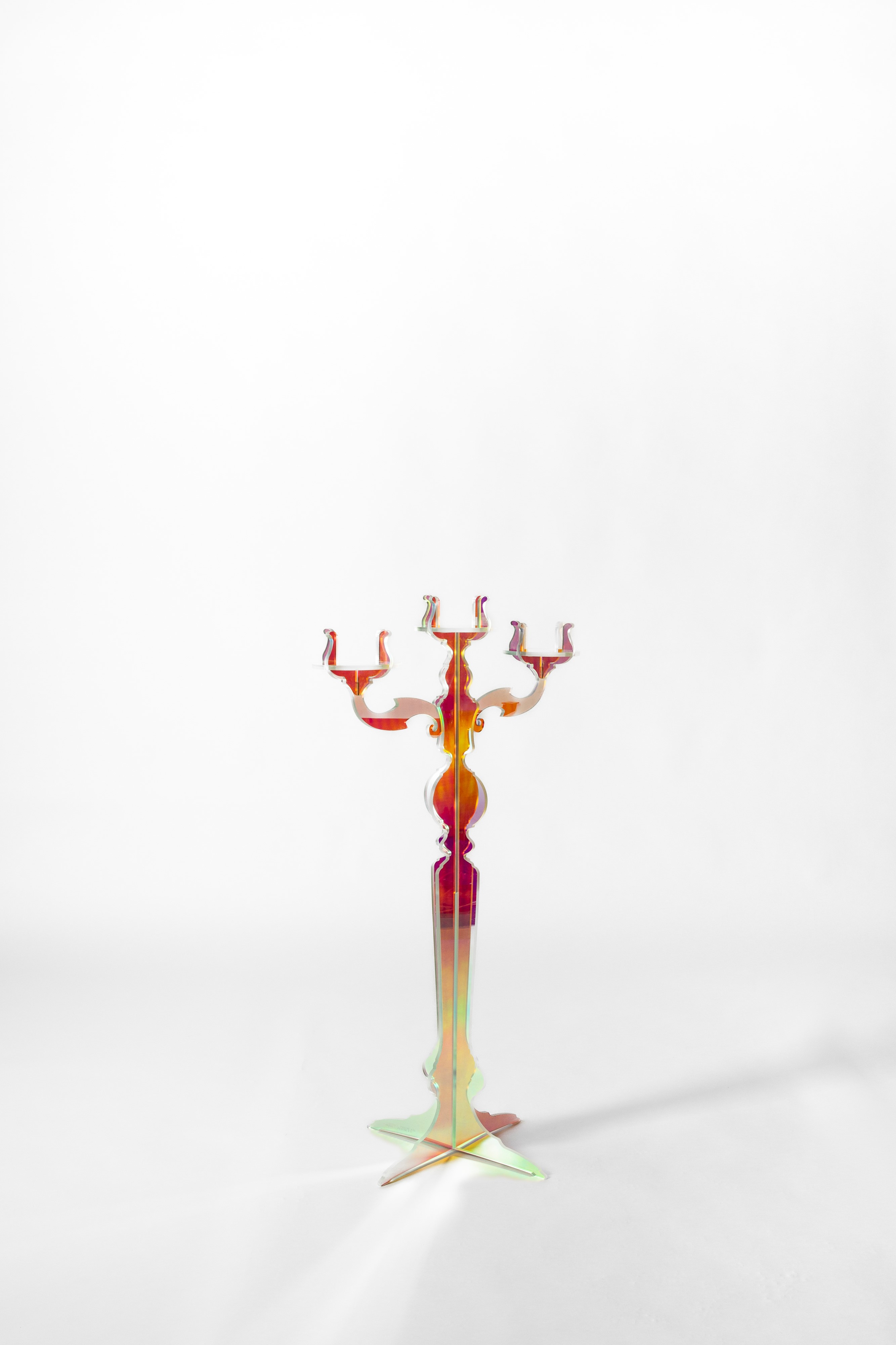 Ingrid Gossner - Candelabro da terra a tre fiamme “Maua Huni”