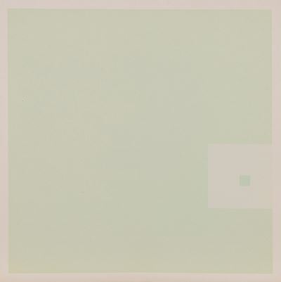 Composizione E, serigrafia a colori (XXX/XXX), 1973