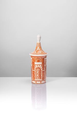 Urn with lid model 'Serliana'