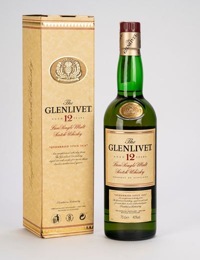 Glenlivet, 12 anni Pure Single Malt Scotch Whisky (1 bottiglia)