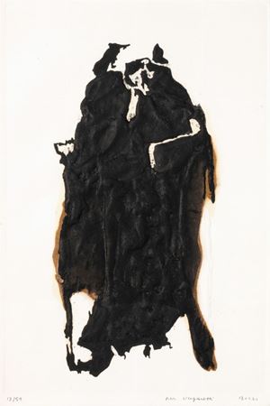 Dialogo. con una combustione di Burri 