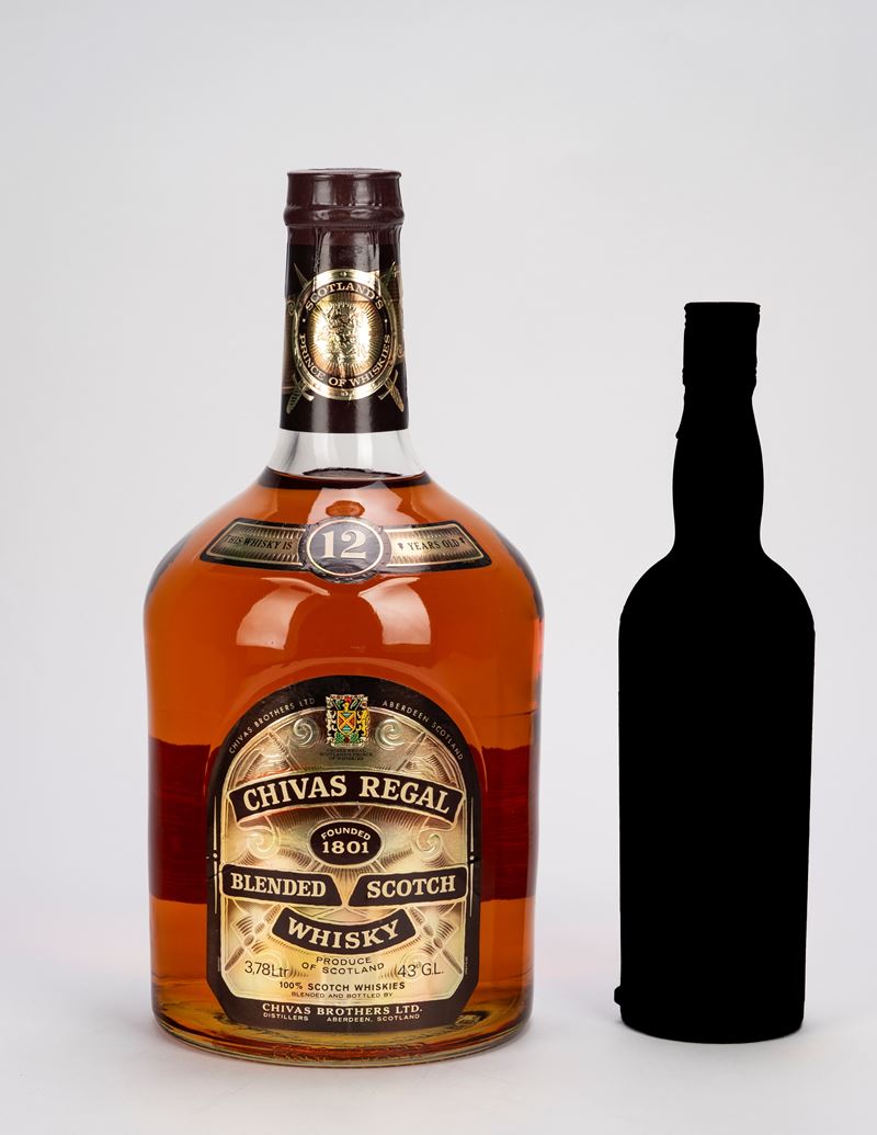 Scozia - Whisky Chivas Regal, Scotch whisky blended, 3,78 L (1 bottiglia)
