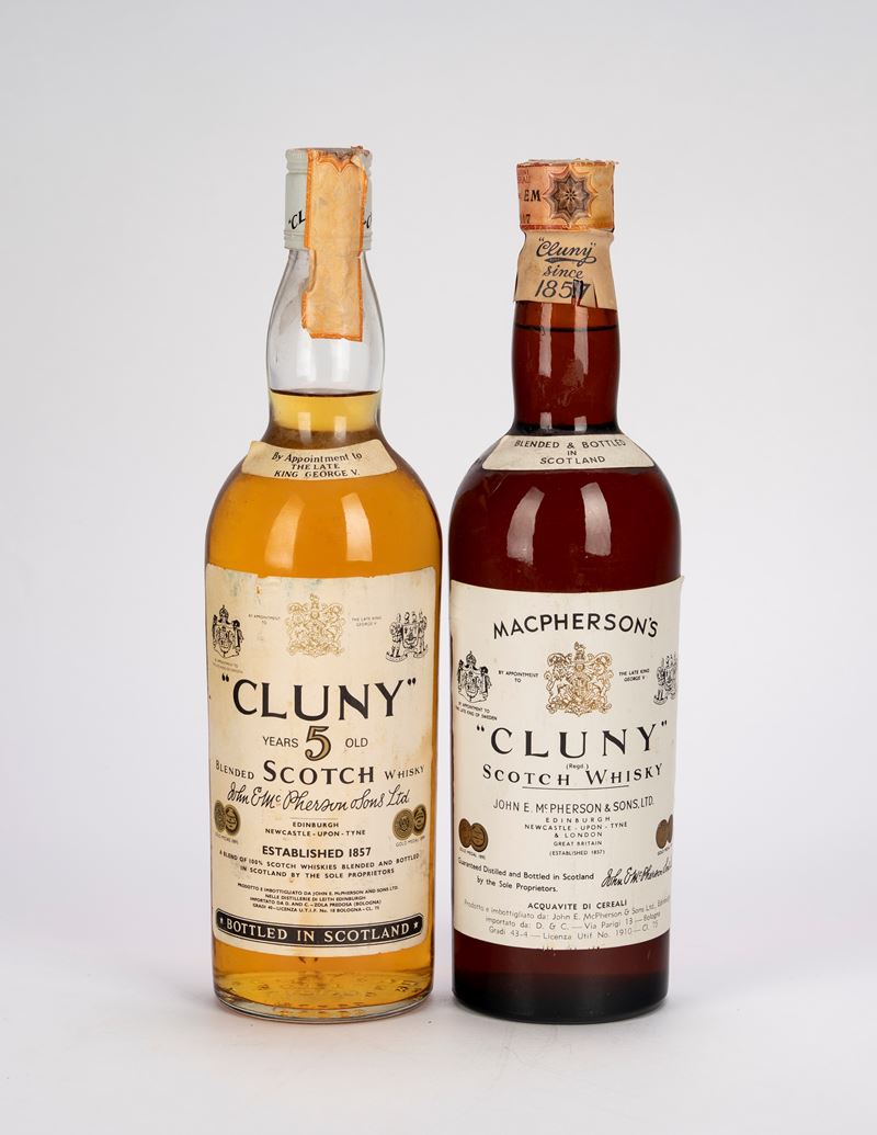Scozia - John E. McPherson, Cluny — 5 Years Scotch Whisky (2 bottiglie)
