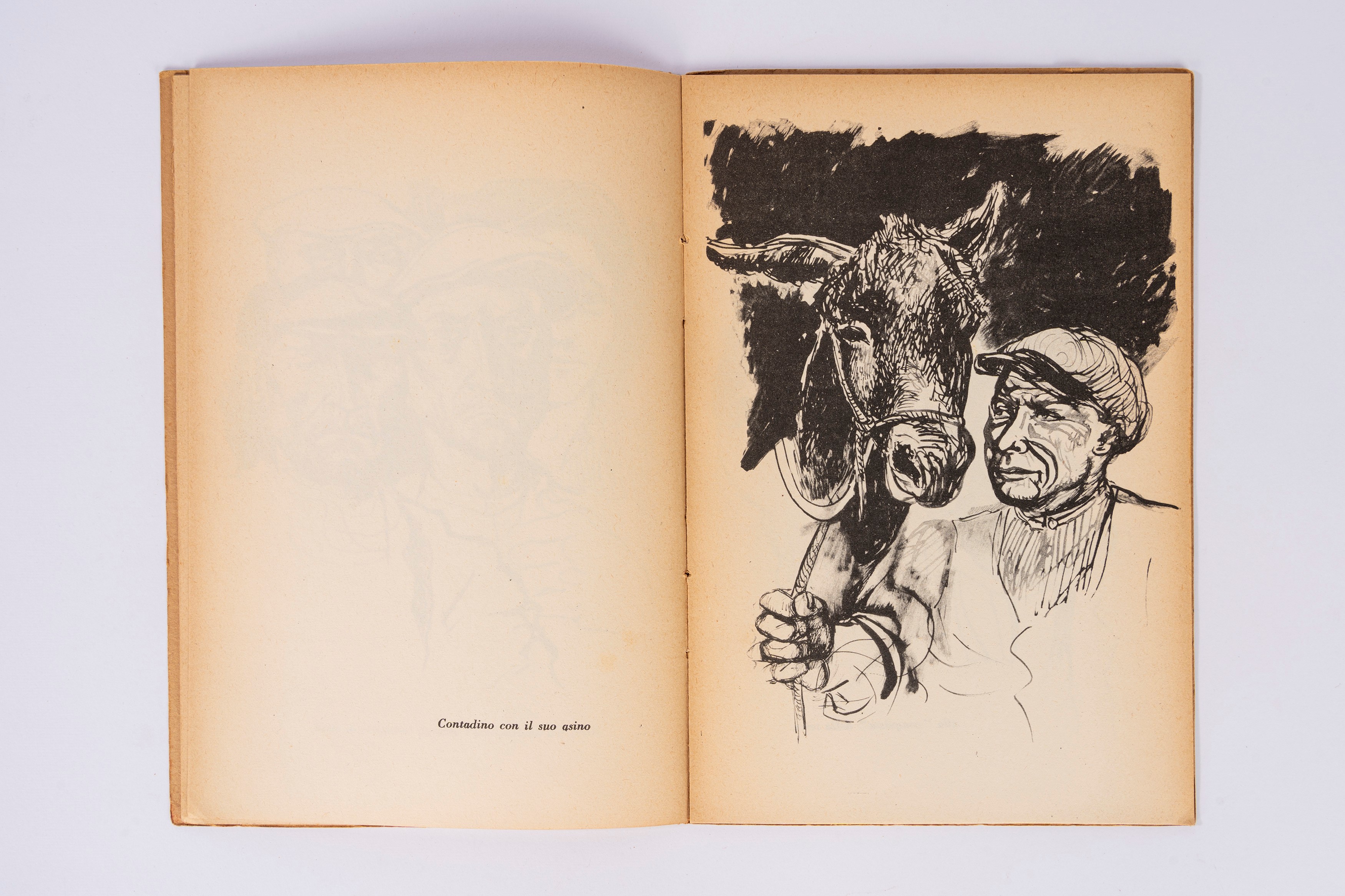 Guttuso, Braccianti di Romagna e contadini di Sicilia (Edizioni del disegno Popolare), 1951