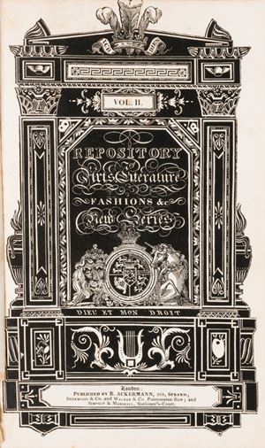 [Ackermann, Rudolph] - The Repository of Arts, Literature, Fashions, &c. New Series
