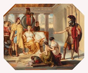 Ulisse scopre Achille tra le figlie di Licomede