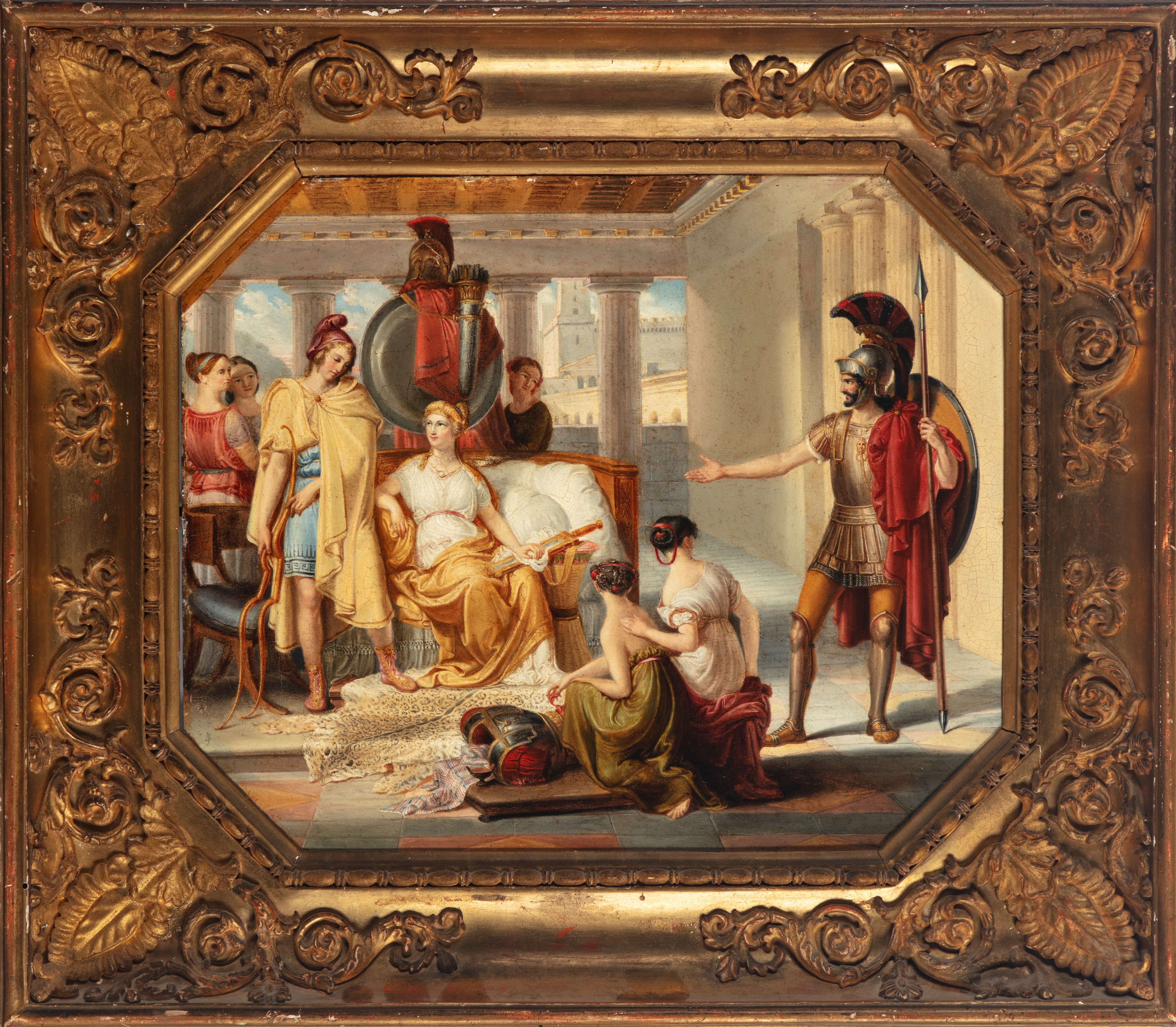 Ulisse scopre Achille tra le figlie di Licomede