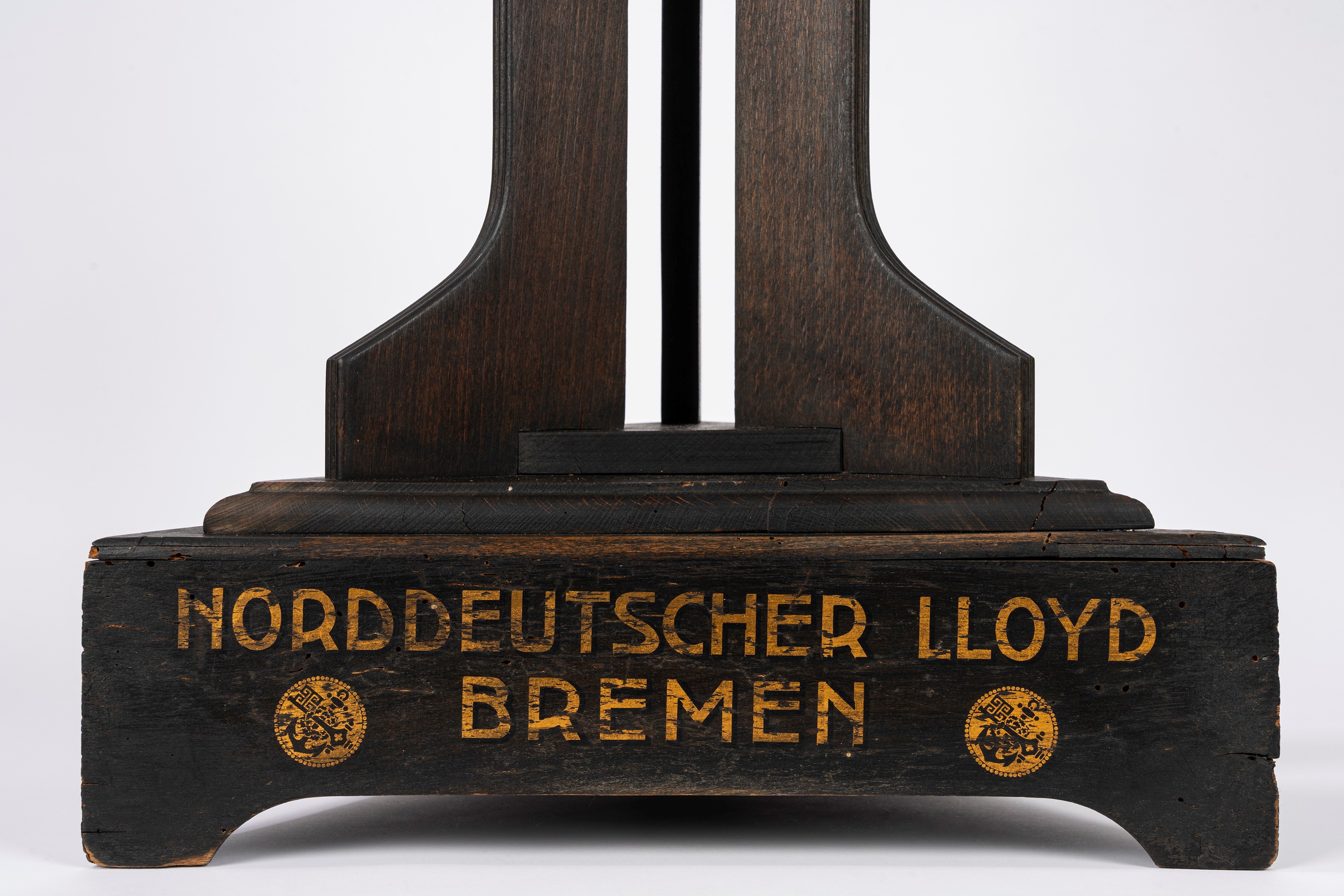 Norddeutscher Lloyd, Weltverkehrs-Globus (globo terrestre pubblicitario con rotte marittime), fin...