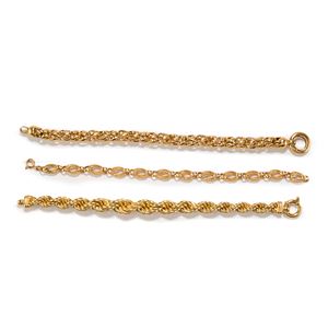 Three bracelets