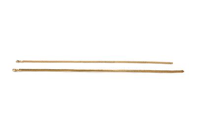 In oro giallo 18k, Due collane