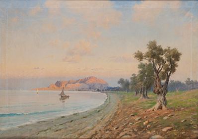 Palermo, il Monte Pellegrino da Mondello