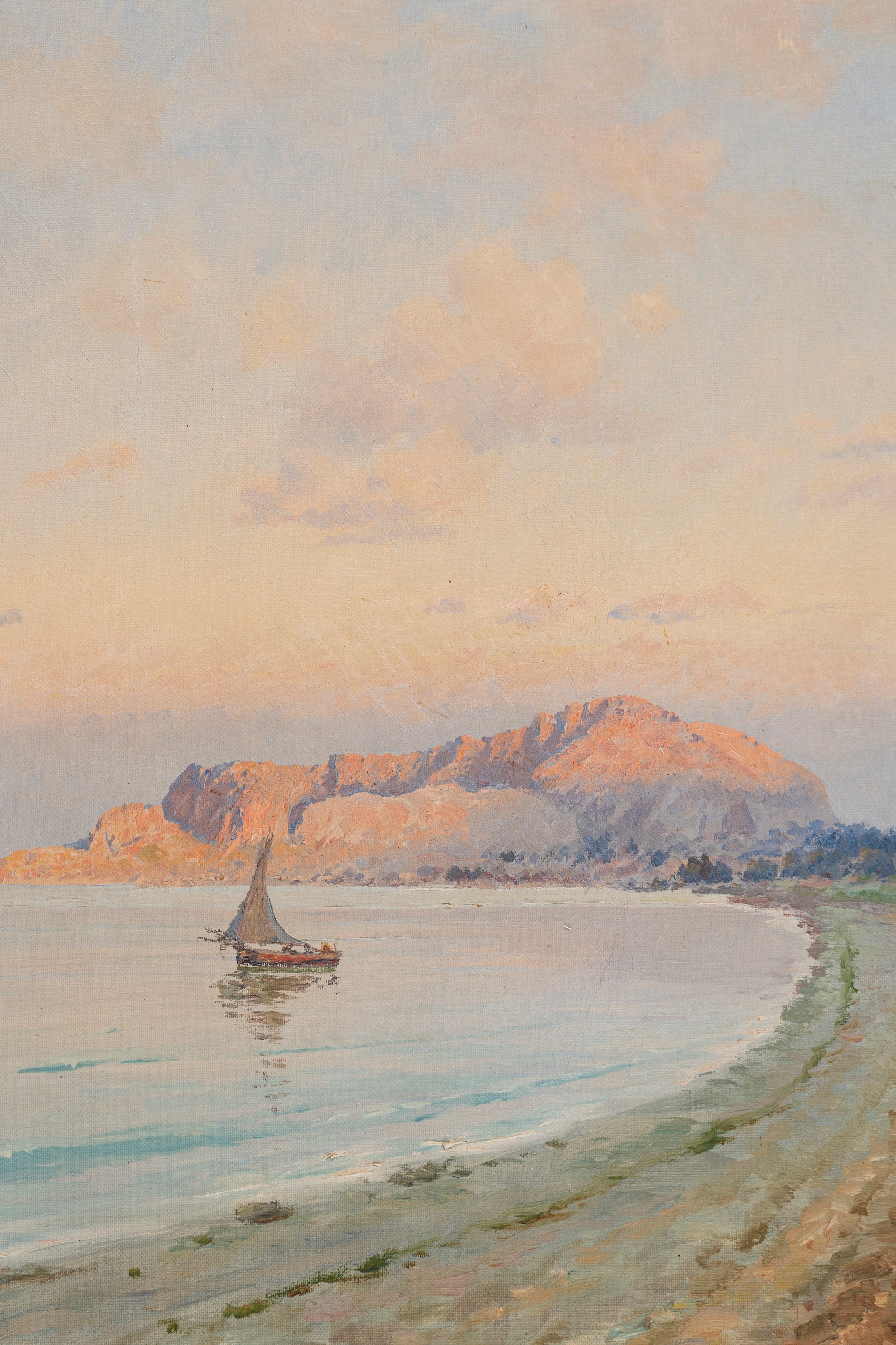 Mario Mirabella - Palermo, il Monte Pellegrino da Mondello