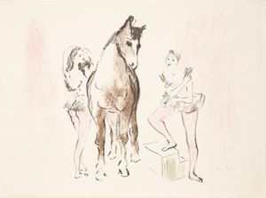 Le Cirque. 14 Lithographies de Vertés.