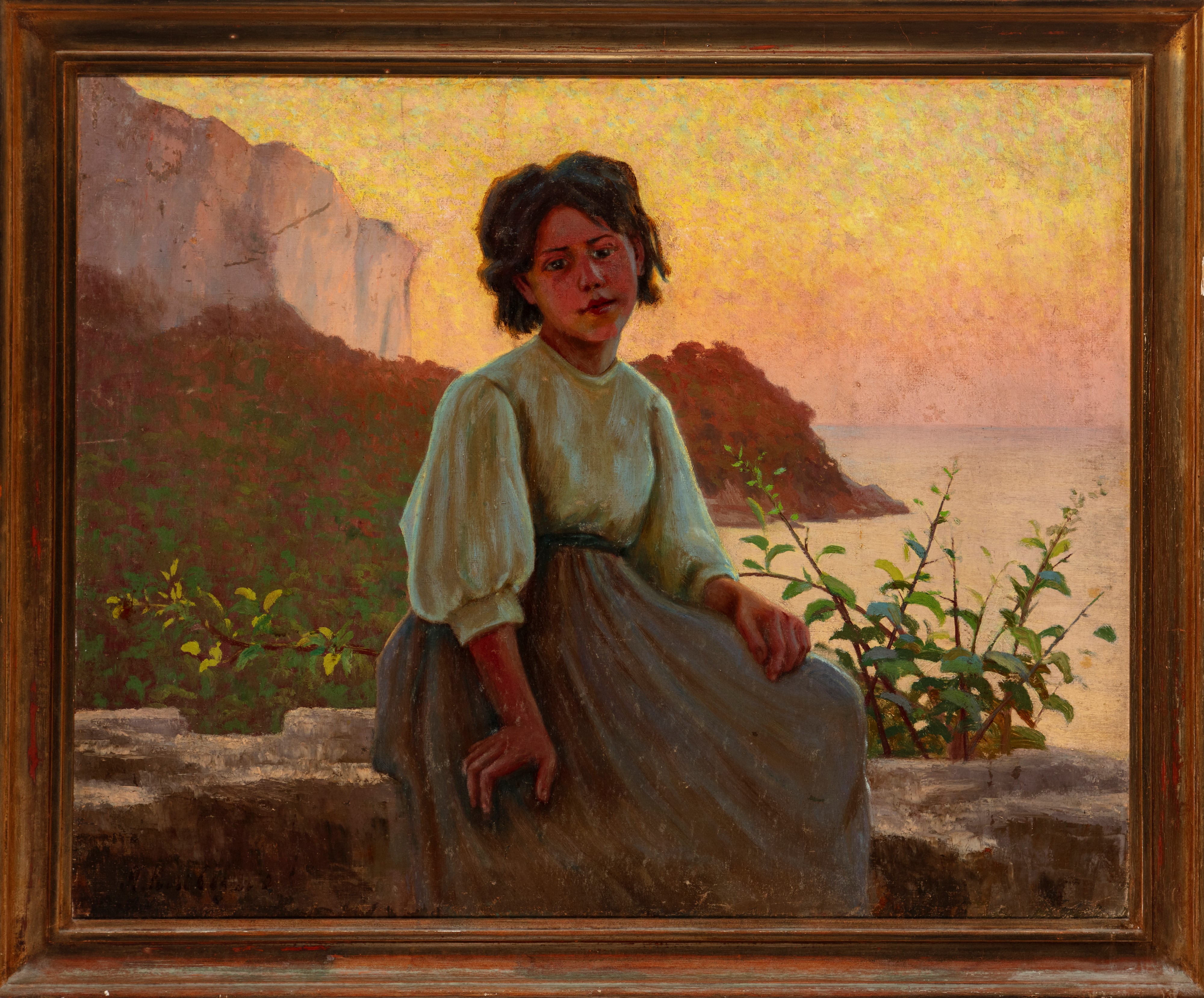 Ritratto di fanciulla al tramonto