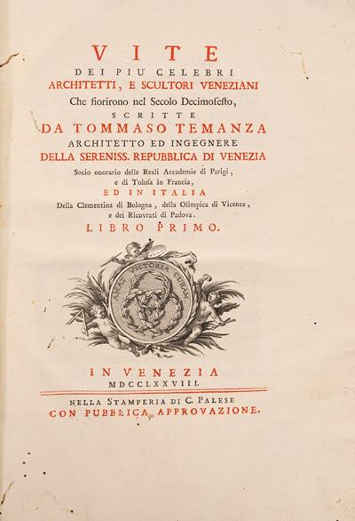 Vite dei più celebri architetti e scultori veneziani, che fiorirono nel secolo decimosesto