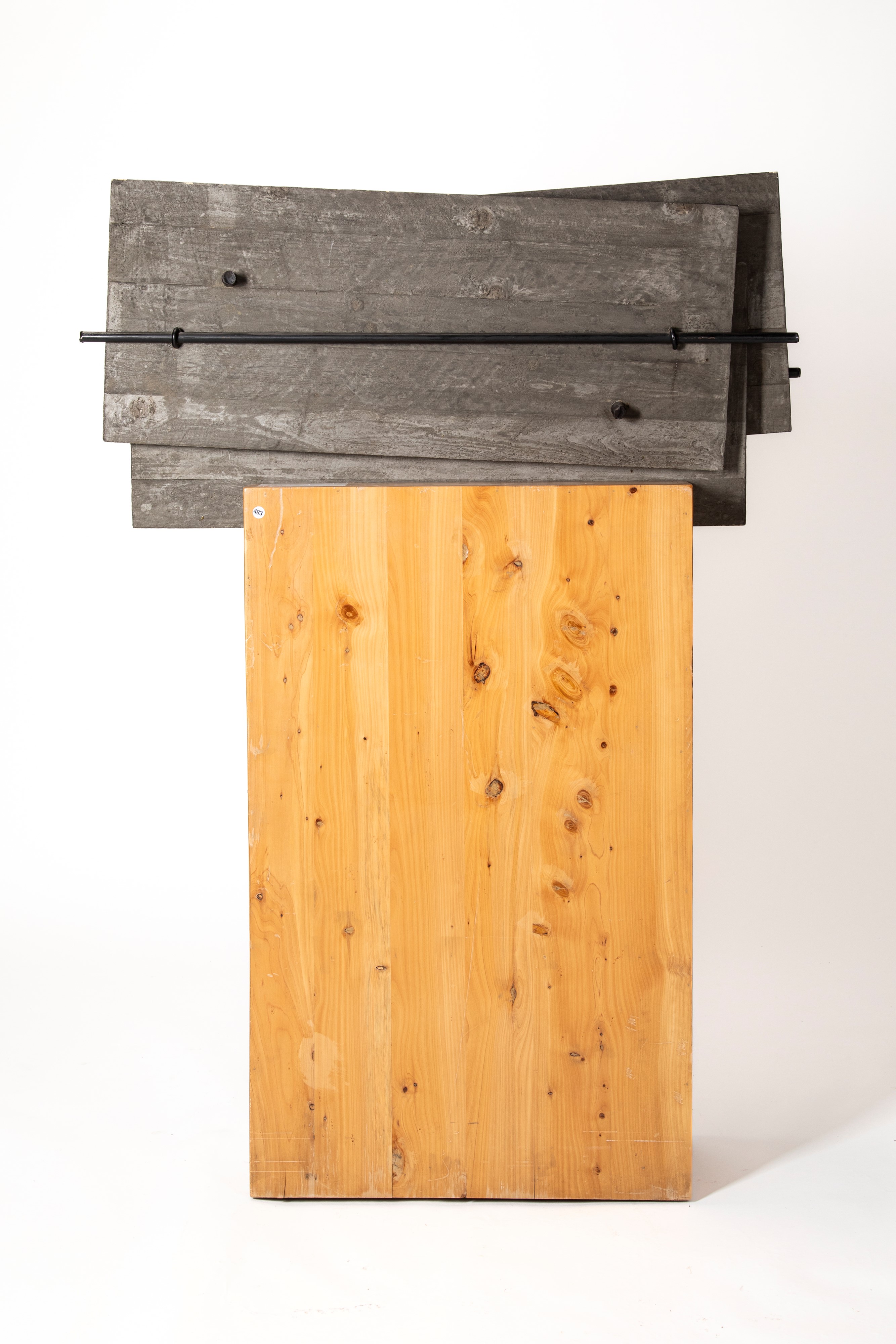 Giuseppe Uncini - Architetture – Scultura armadio n. 1, cemento su legno e armadio in cipresso