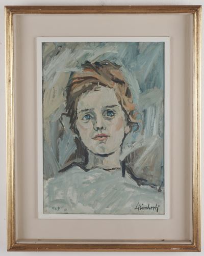 Lisa, olio su tela in cornice (1962)