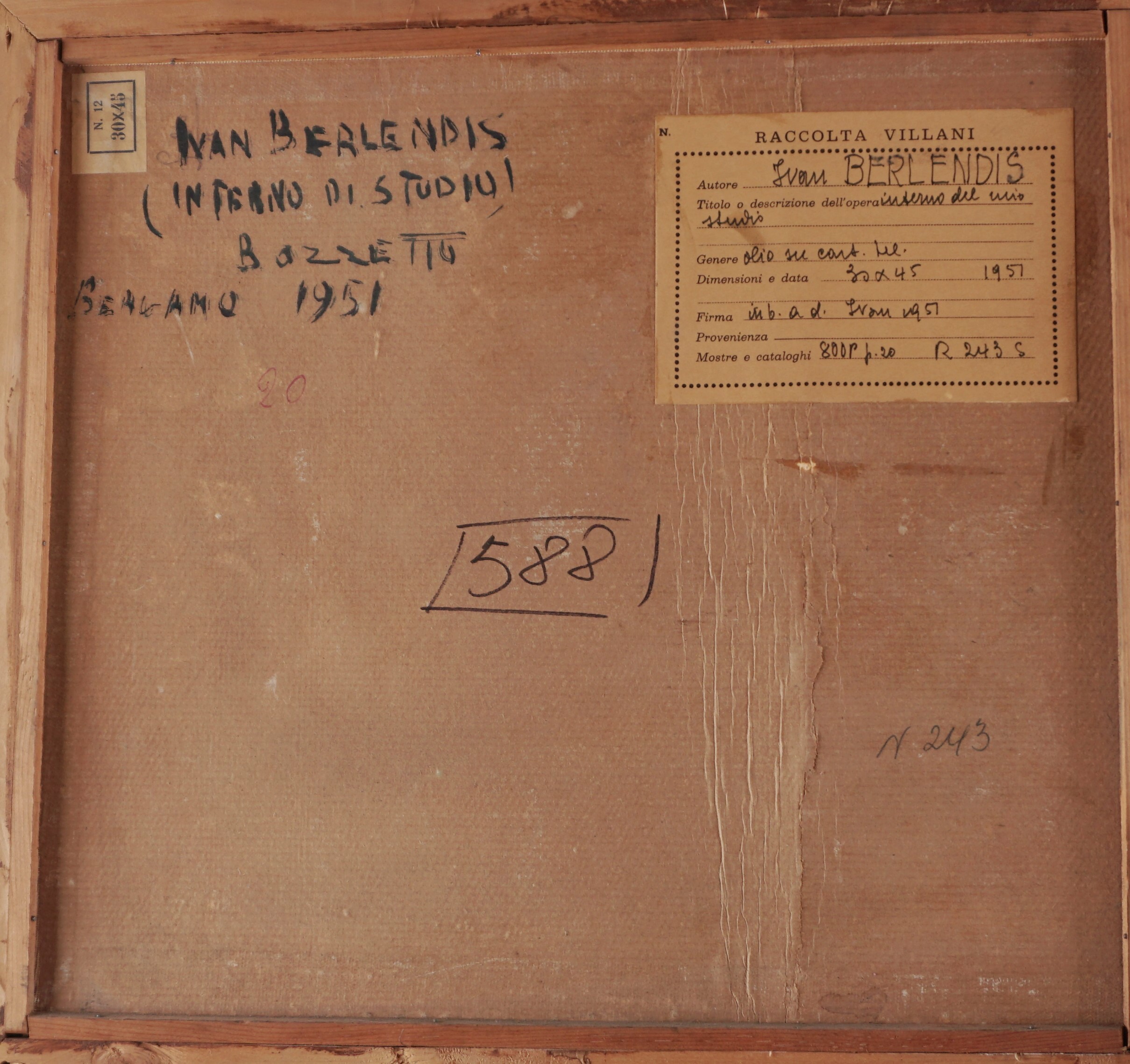 Ivan Berlendis - Interno del mio studio