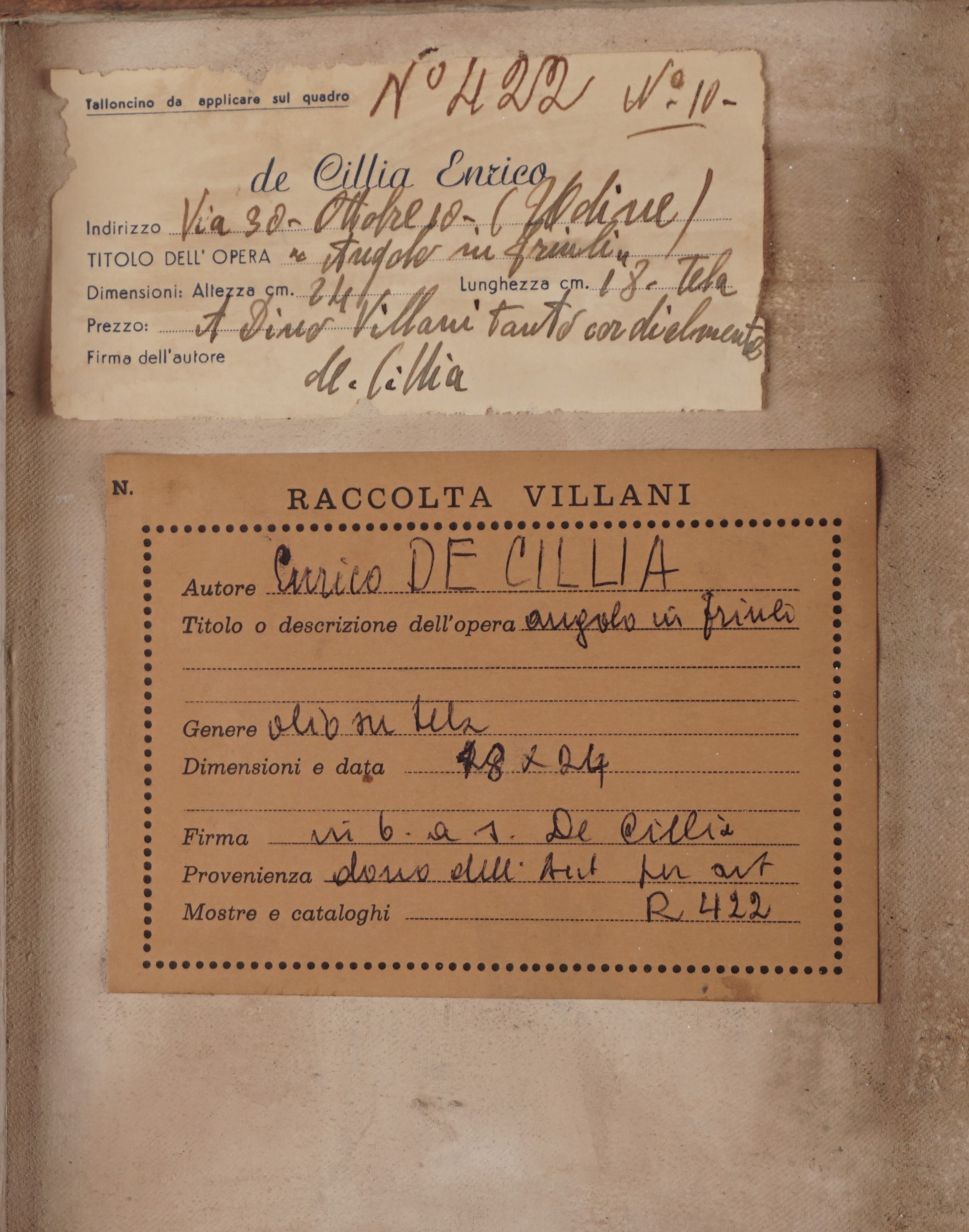 Enrico De Cillia - Angolo in Friuli