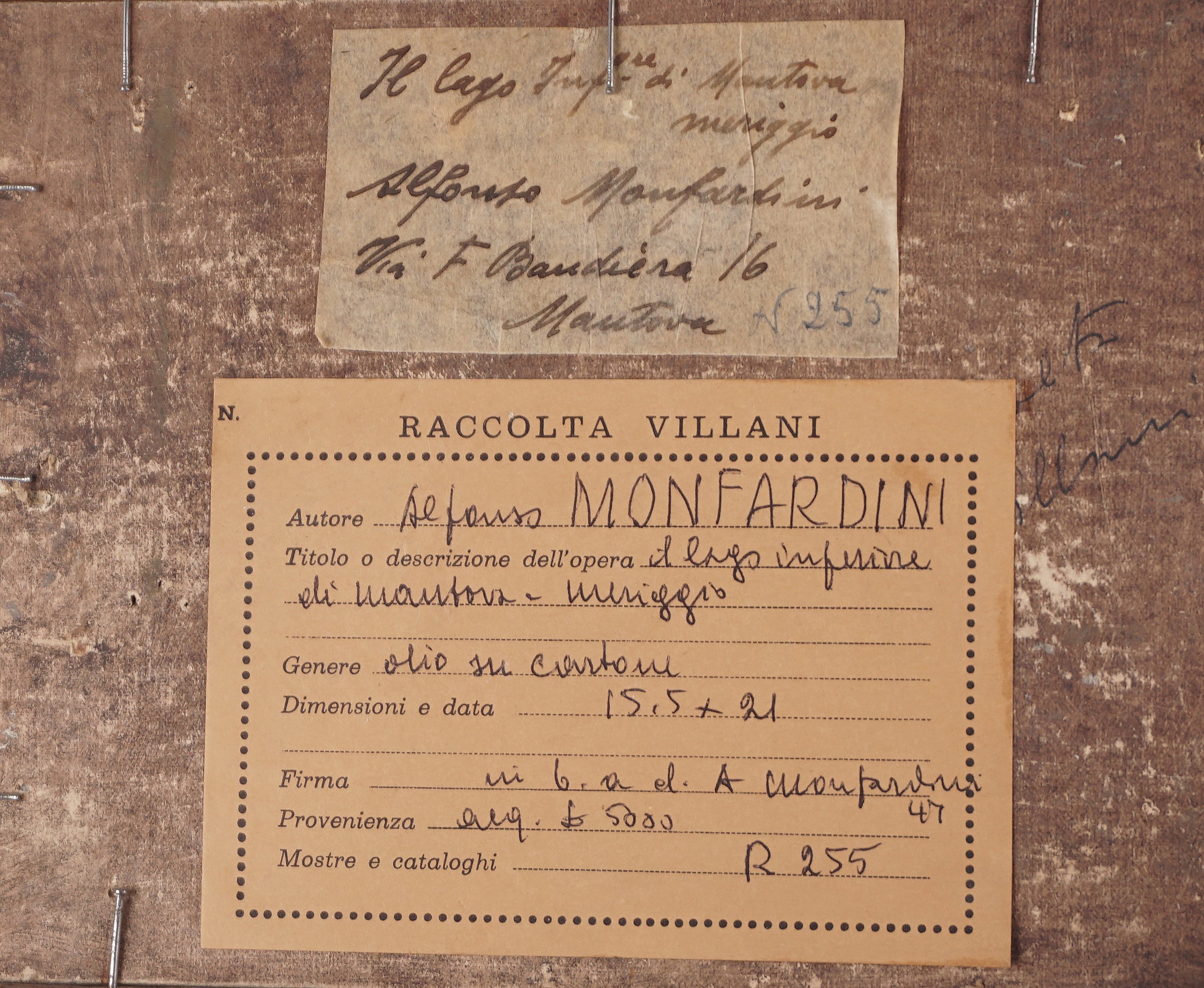Alfonso Monfardini - Il lago inferiore di Mantova – il Meriggio